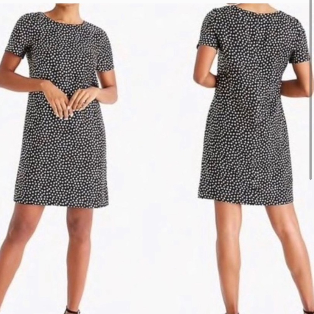 NWT Black and Gold J. Crew Factory Shift Dress